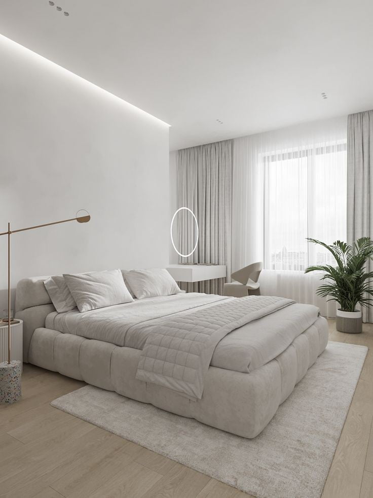 minimalist interior bedroom